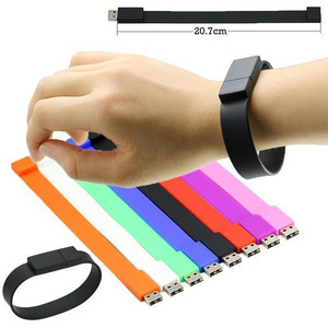 Gitra Custom Logo Portable Wristband  Usb Flash Drive Bracelet Pendrive Memory Stick 4GB 8GB 16GB 32GB 64GB 128GB 256GB 512GB