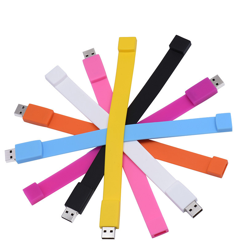 Gitra Custom Logo Portable Wristband  Usb Flash Drive Bracelet Pendrive Memory Stick 4GB 8GB 16GB 32GB 64GB 128GB 256GB 512GB