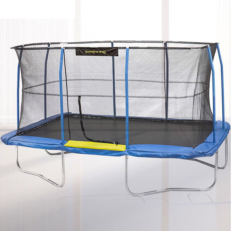 Children fitness rectangle jumpling trampoline 14ft outdoor rebounder trampoline