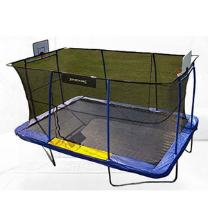 Children fitness rectangle jumpling trampoline 14ft outdoor rebounder trampoline