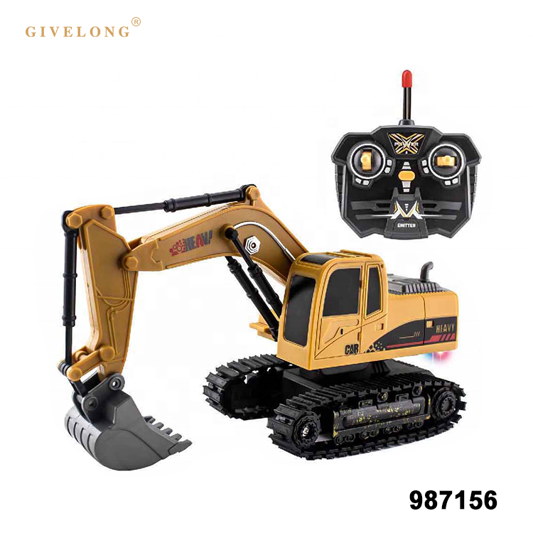 5 channel 1/24 scale toys rc excavator truck with lights