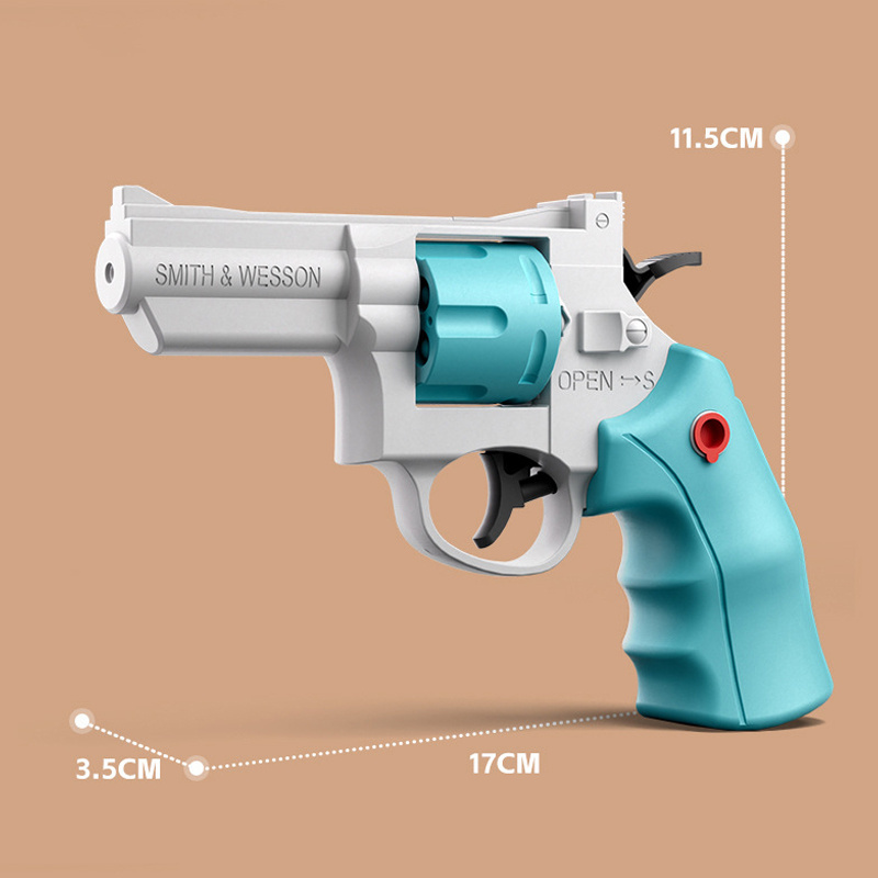 New Design Revolvers Automatic Water Squirt Pistol Gun Toy Summer Pool Toy For Kids Outdoors Play