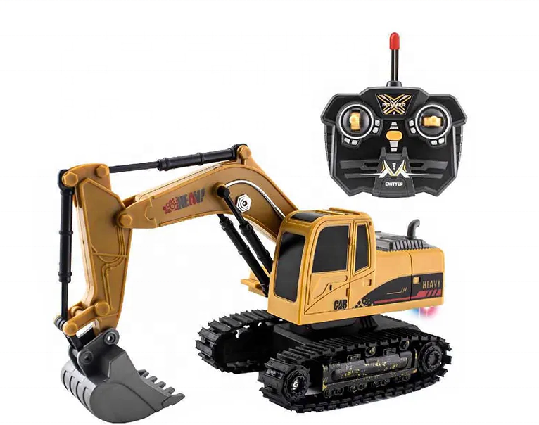 5 channel 1/24 scale toys rc excavator truck with lights