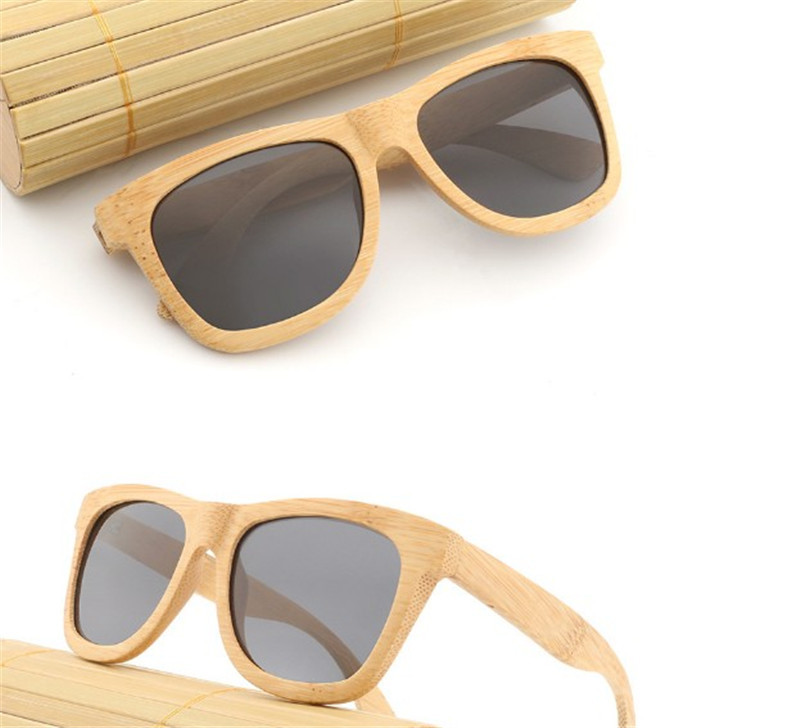 OEM custom logo unisex full  laser engraved temples arms  bamboo wood polarized  shades sunglasses wooden cases box available