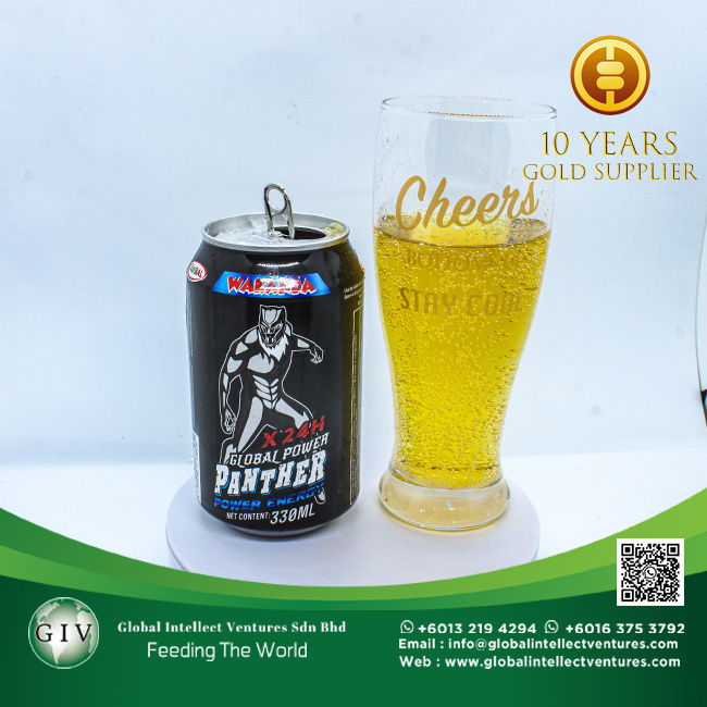 Best selling Energy Drink with carbonate WAKANDA Beverage OEM Private Label available in 250 550 ML Size with wholesale price