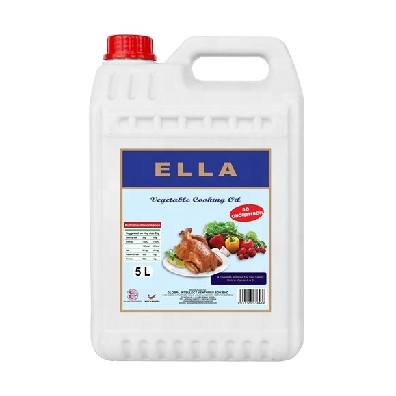 Hot Selling  ELLA Vegetable Cooking Palm oil/Palm Bottle Filling from Malaysia with all sizes