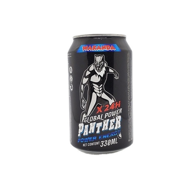 250ml Cans Energy Drink with carbonate WAKANDA Beverage OEM Private Label wholesale energy drink  Packaging 250ML x 24