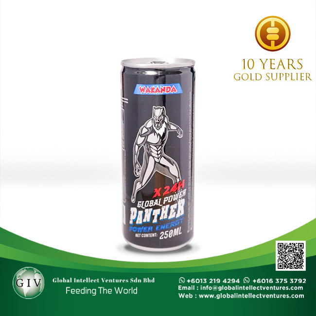 Best selling Energy Drink with carbonate WAKANDA Beverage OEM Private Label available in 250 550 ML Size with wholesale price