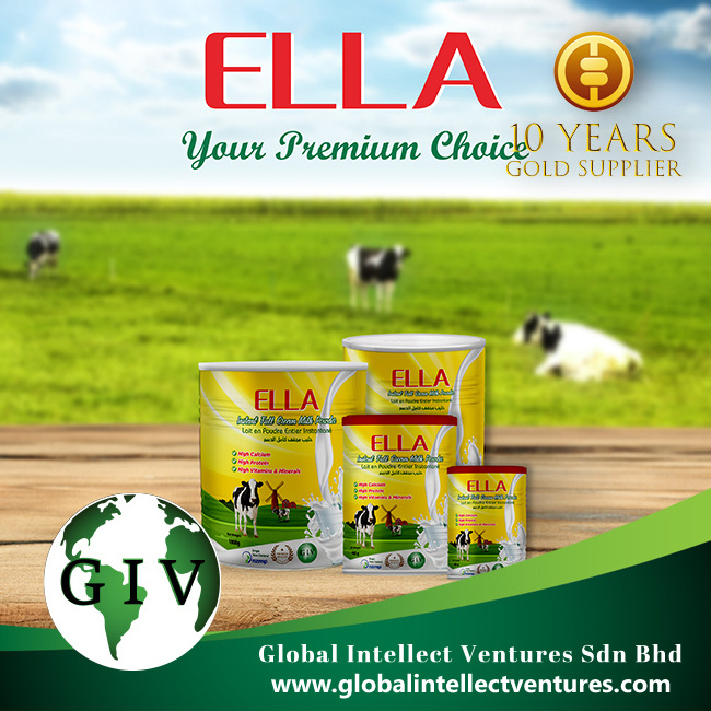 INSTANT Full Cream Milk Powder ELLA OEM size 25 Kg bag With 28% Fat/ Best Quality of ELLA Milk Powder/New Zealand