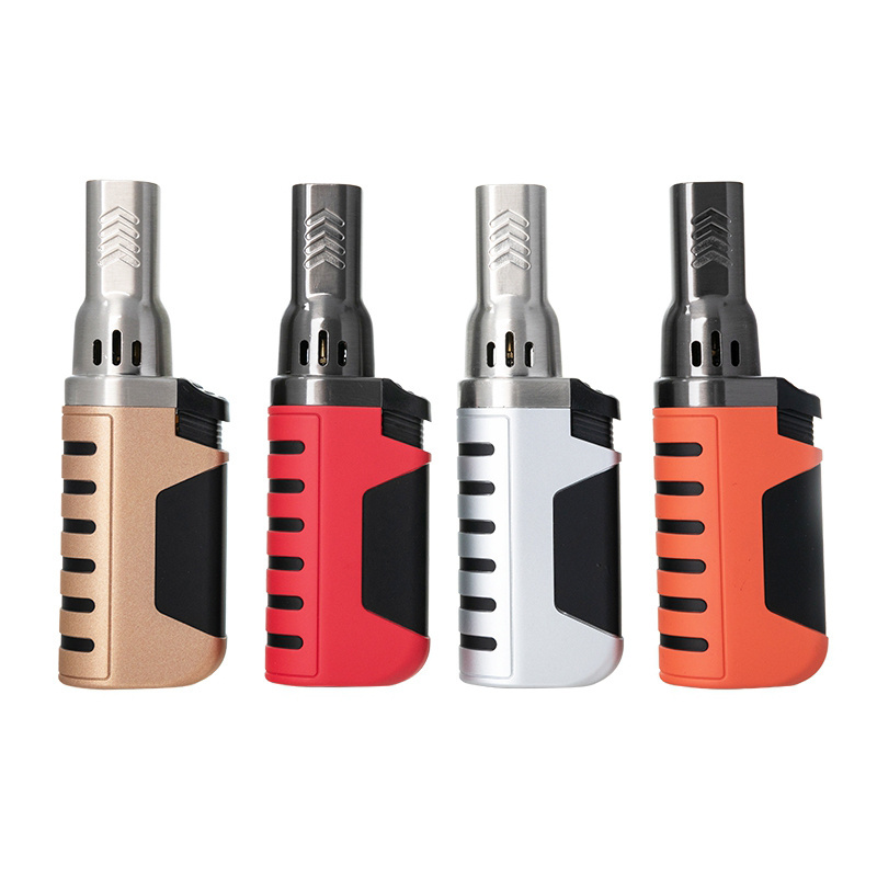 Windproof smoking torch butane gas cigar cigarette jet flame lighter