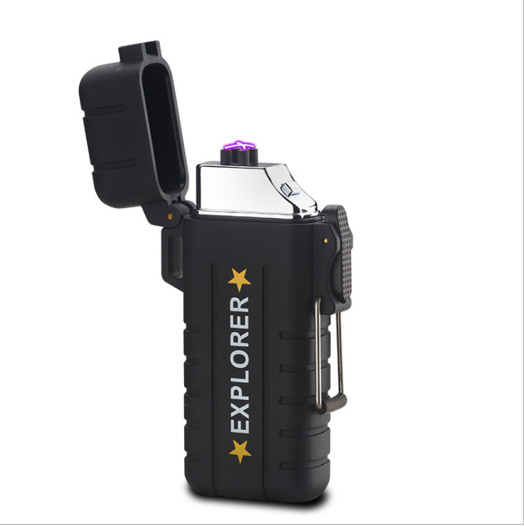 New Design Outdoor Battery Rechargeable USB Electric Arc Lighter Waterproof