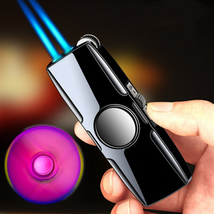 wholesale fidget spinning lighter USB lighter electric lighter with USB charging