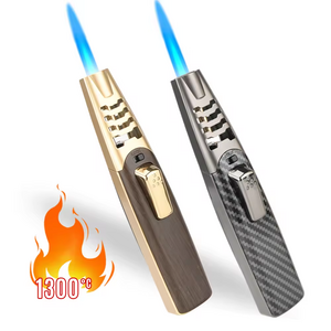 Wholesale Custom Logo  Butane Gas Refillable Torch Lighter For Outdoor Survival Kitchen Outdoor Grilling