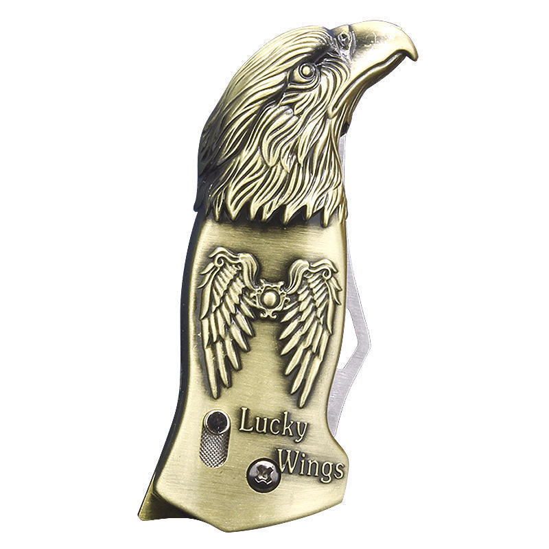 Personality Multifunctional Eagle Head Lighter Cigarette Set Creative Metal Portable Outdoor Windproof Cigarette Lighter