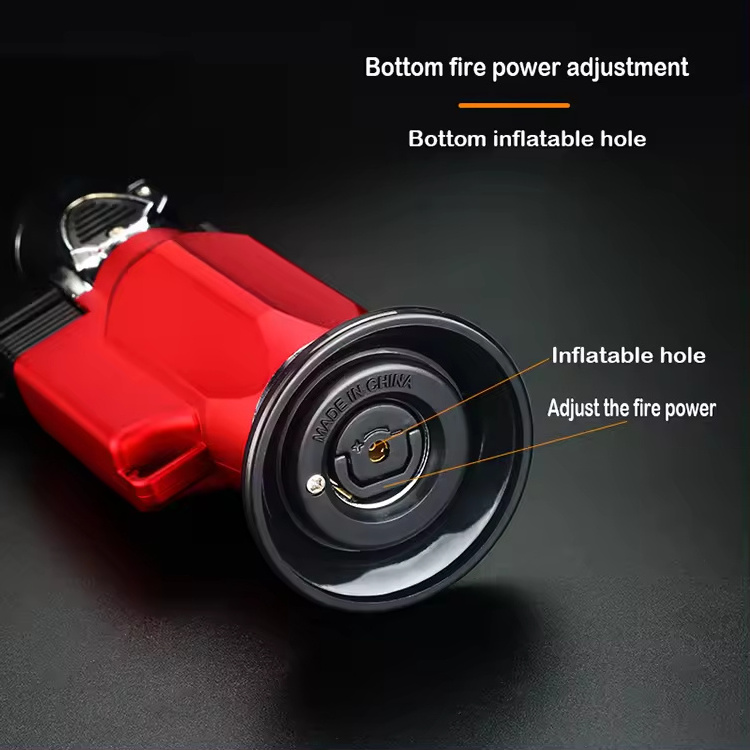 Wholesale windproof jet flame cigarette lighters refillable butane gas torch lighter for cigar