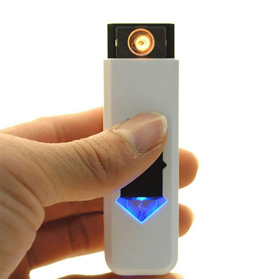 Smoking store  Promotion heat coil  Lighter USB Rechargeable Electronic Cigarette  key chain lighter usb