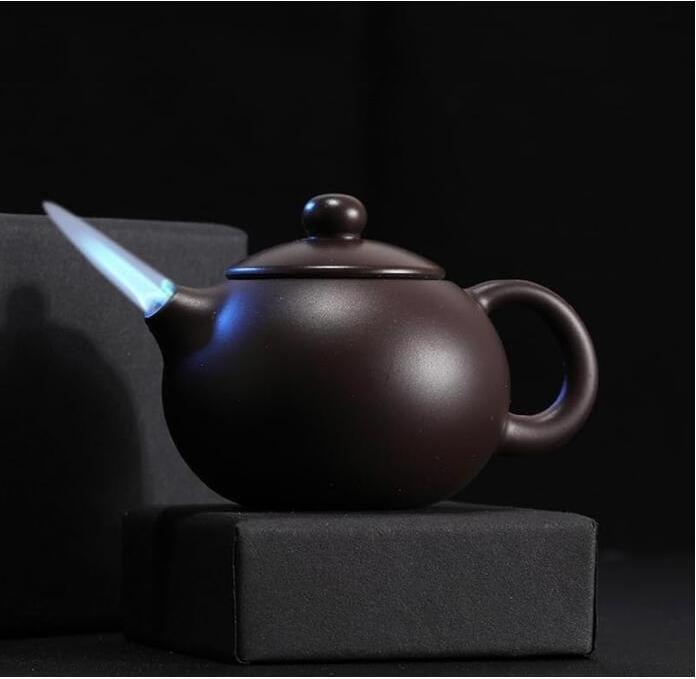 Wholesale Creative Teapot Funny Lighter  Windproof Jet Torch Gas Cigarette Table Lighter