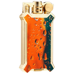 Metal Resin process oil lighter open flame vintage kerosene lighter With Gift Box