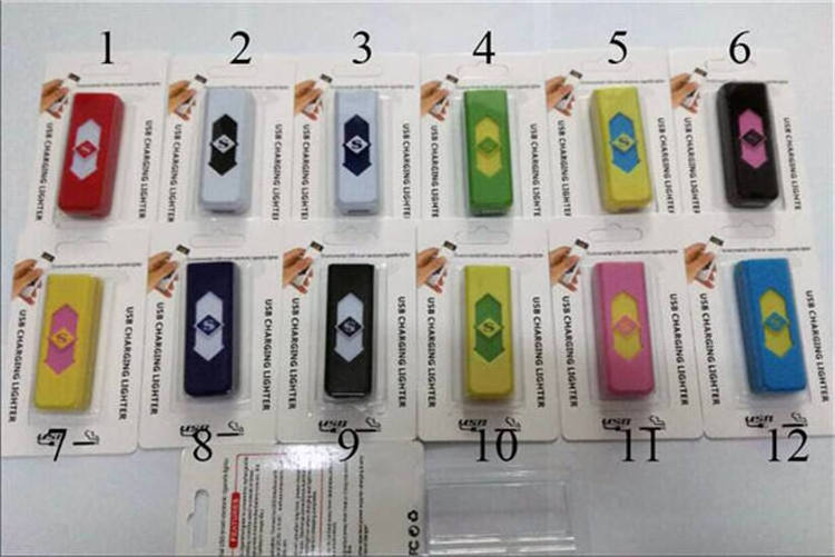 Smoking store  Promotion heat coil  Lighter USB Rechargeable Electronic Cigarette  key chain lighter usb