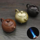 Creative Tiny Teapot Lighter Cute Collectible Butane Gas Refillable Lighter