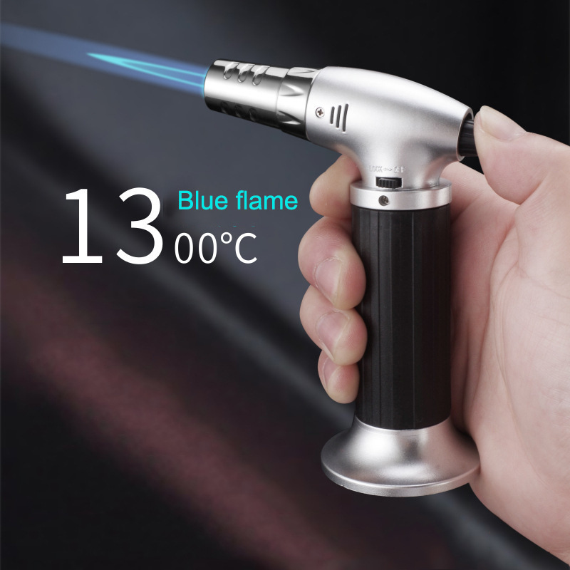 Micro Portable Kitchen Lighter Windproof Jet Torch Gas Lighter Spray Gun Turbo Butane Metal Cigar Cigarette Lighter BBQ Tools