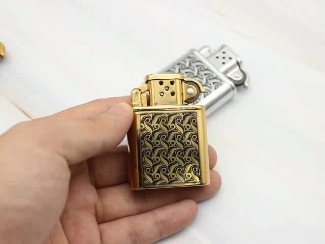 New grinding wheel jet flame lighter retro styling lighter cycle inflatable lighter