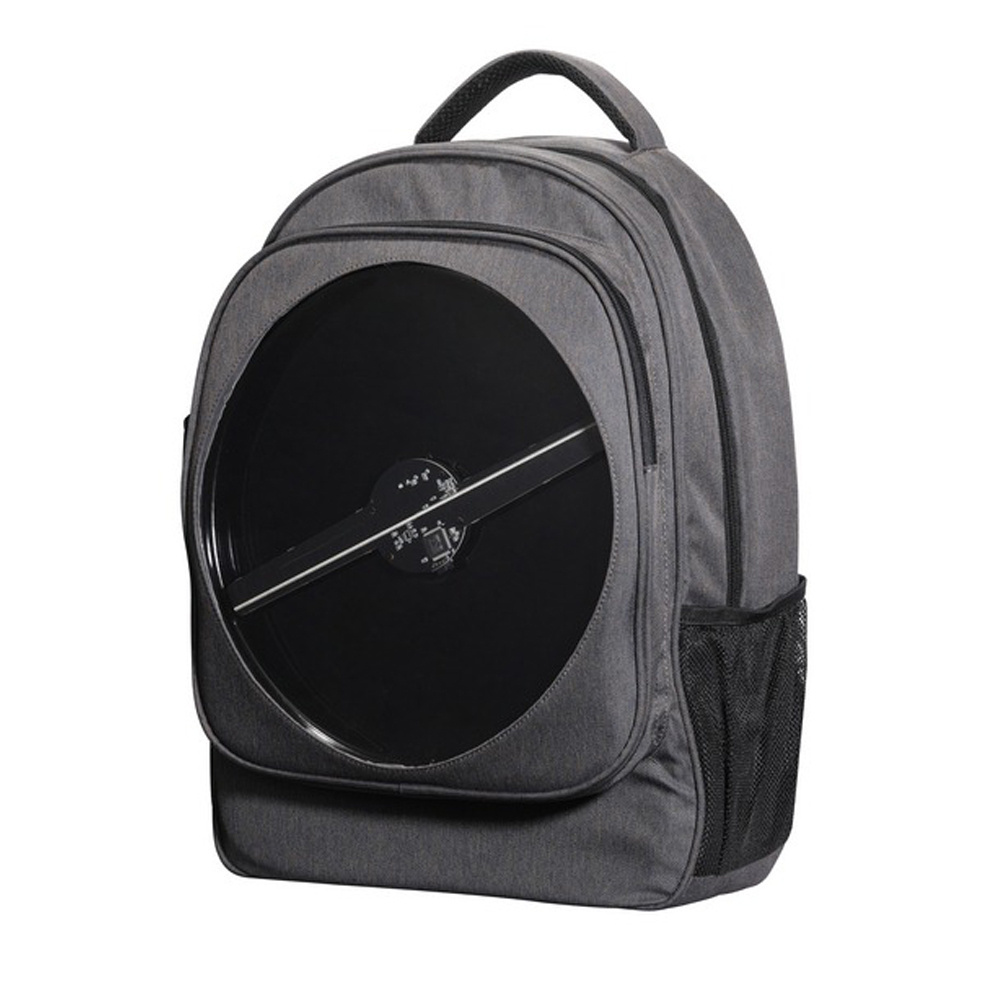 New Arrival 3D Hologram Fan Backpack Style with Wifi App Control Easy-taking Convenient Holographic LED Fan for Advertising