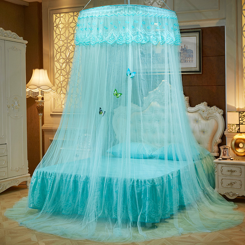 New household outdoor adult children romantic lace hanging mosquito net