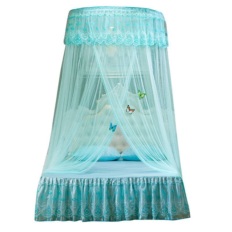 New household outdoor adult children romantic lace hanging mosquito net