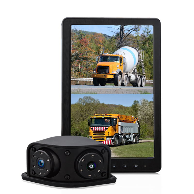 Bus Truck Trailer Semi blind spot parking assistance system side rear view mirror electronic monitor