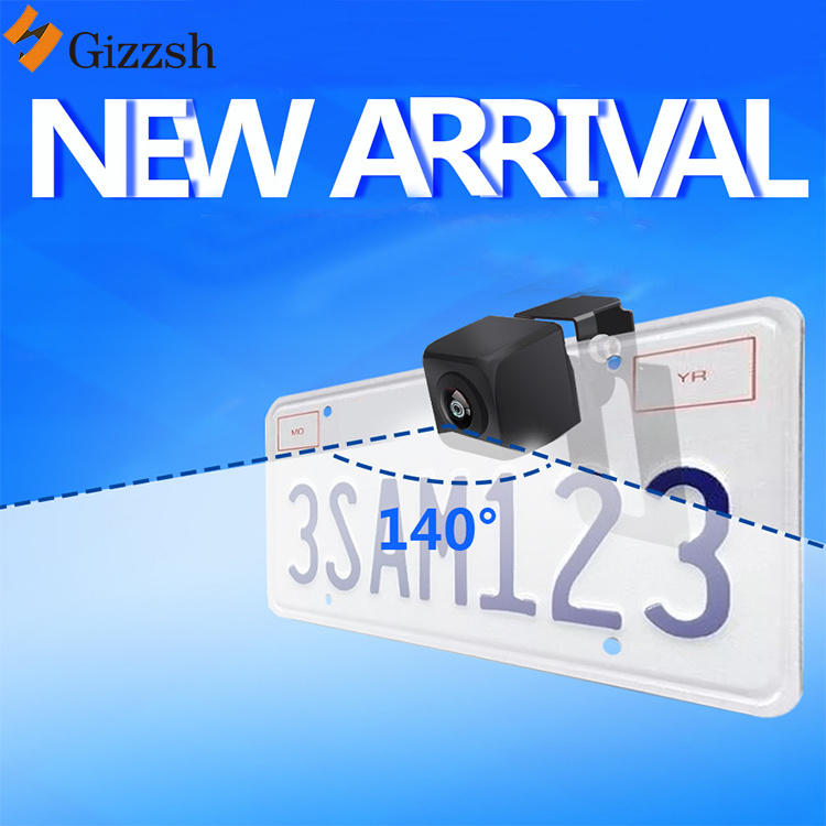 car AHD 1080p rear camera zinc alloy stainless steel bracket universal mounting for car license plate