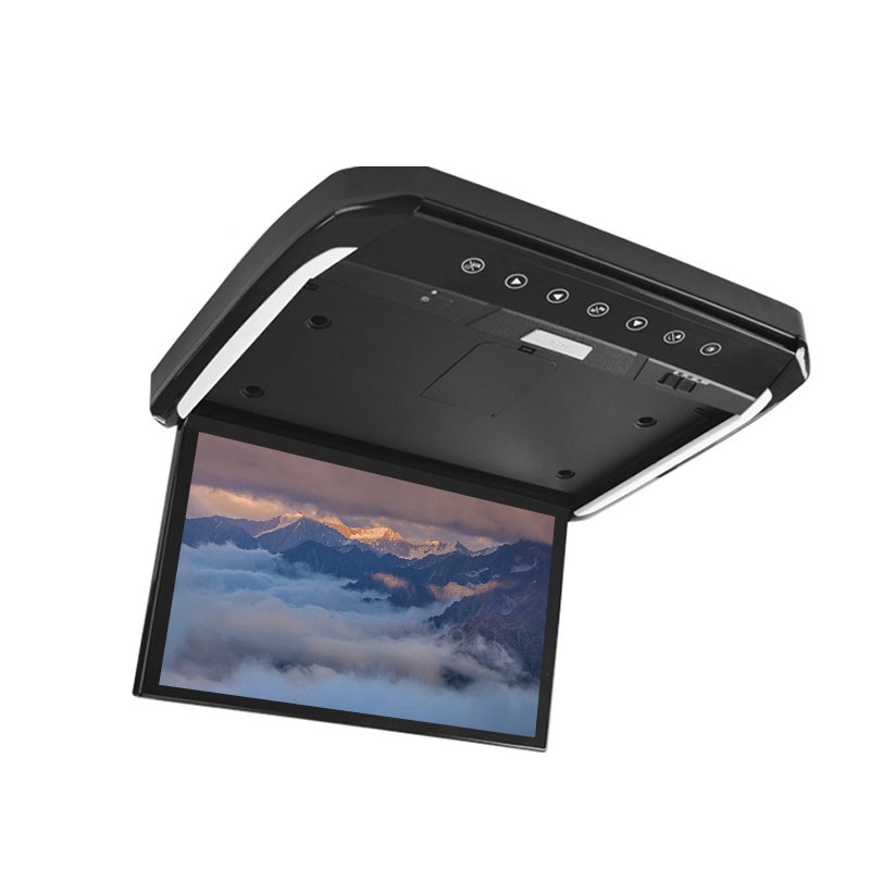 Android 9.0 system car roof mount flip down 13.3 inch Roof monitor 2G+16G car entertainment