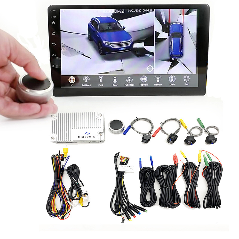 3D Bird view 360 camera system 360 degree around car camera for Toyota corolla / camry / land cruiser