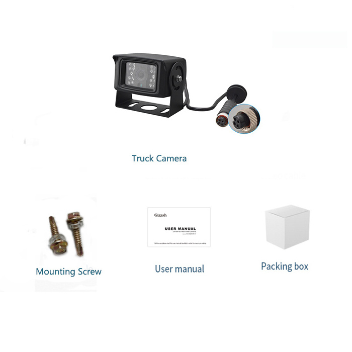 AHD 1080p/720p  waterproof truck camera 18 led night vision for bus/truck /RV monitoring system