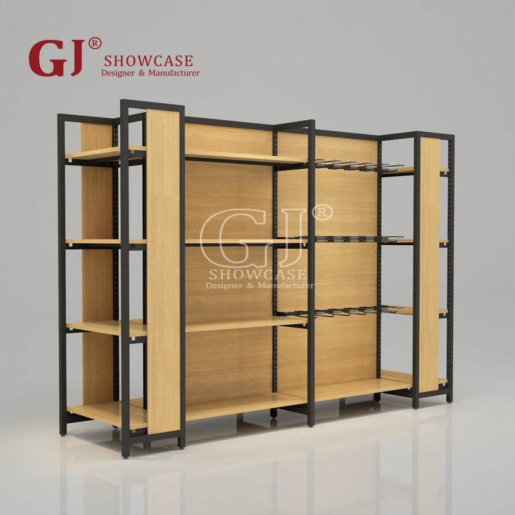 Wholesale Dollar Store Items Display Retail Shop Furniture Design Wooden Display Shelves For Book Shop