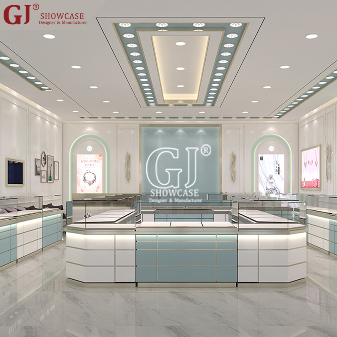 Glass Display Cases Jewelry Showcase Jewellery Showroom Glass Cabinet Showcase Jewellery Shop Design Jewelry Display Counter