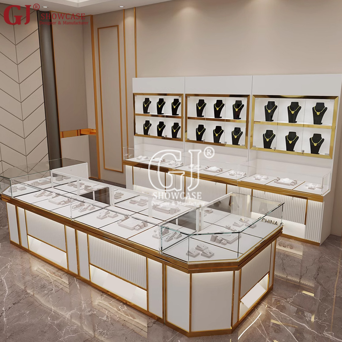 Glass Display Cases Jewelry Showcase Jewellery Showroom Glass Cabinet Showcase Jewellery Shop Design Jewelry Display Counter