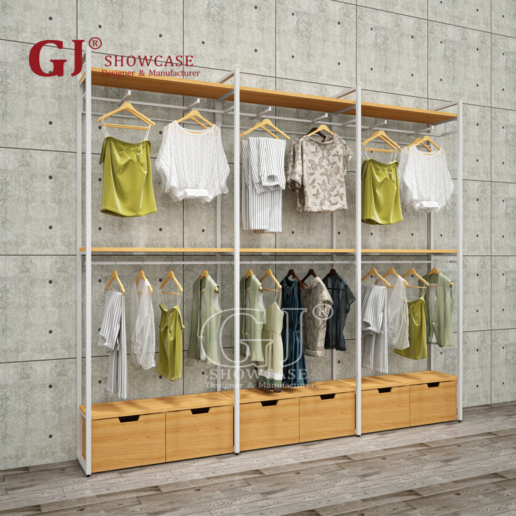 Hot sale Wedding Dress Display Rack Freestanding Long Dress Shelving Retail Clothing Store Design Boutique Furniture