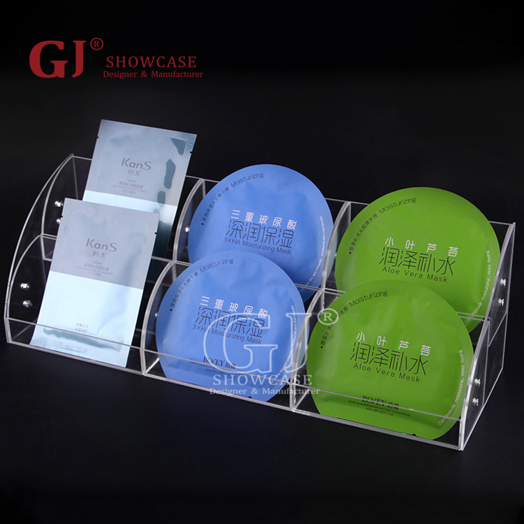 Fixable Clear Acrylic Book Case Book Shop Notebook Display Stand Retail Snack Display Shelves