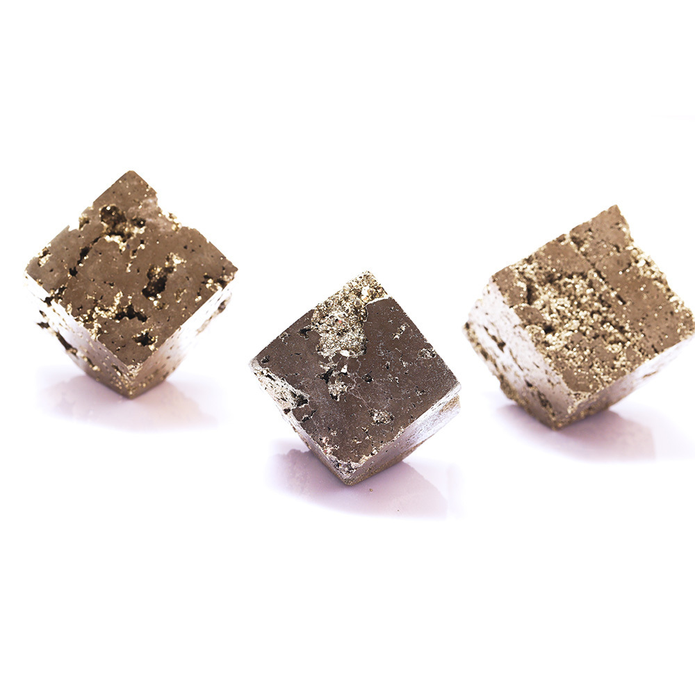 Natural Crystal Pyrite Cluster Semi-precious Stone Crafts Energy Wellness Healing Gemstone Energy For Home Decor