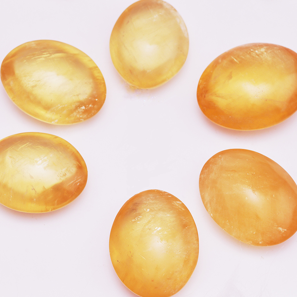 Highly Polished Natural Yellow Healing Stones Gemstones Jewelry Natural Crystallized Stone For Home Decorate