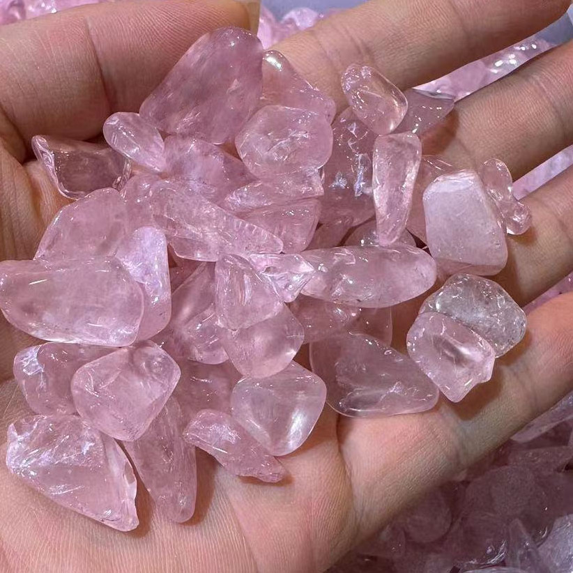 Wholesale Bulk Reiki Rough Natural Raw Rocks Rose Quartz Tumbled Gemstones and Crystals Healing Specimens Stones Chips Crafts