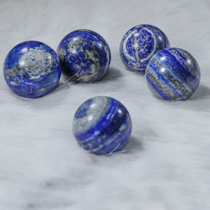 High quality natural lapis lazuli crystals sphere healing lazuli crystal ball globe for feng shui decoration