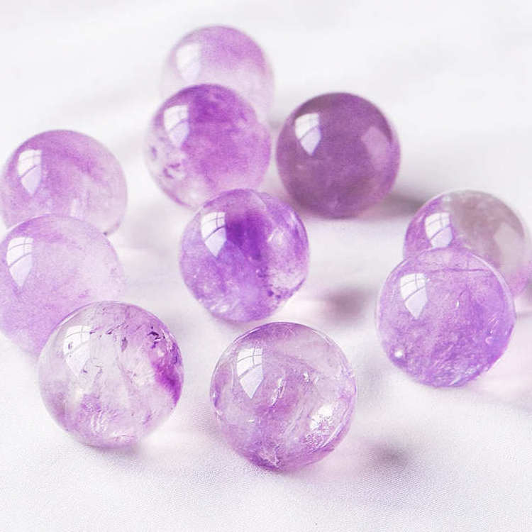 Wholesale High Quality Natural  Gemstones Stone Healing  Sphere  Amethyst  Healing Chakra and Meditation  Crystal Sphere