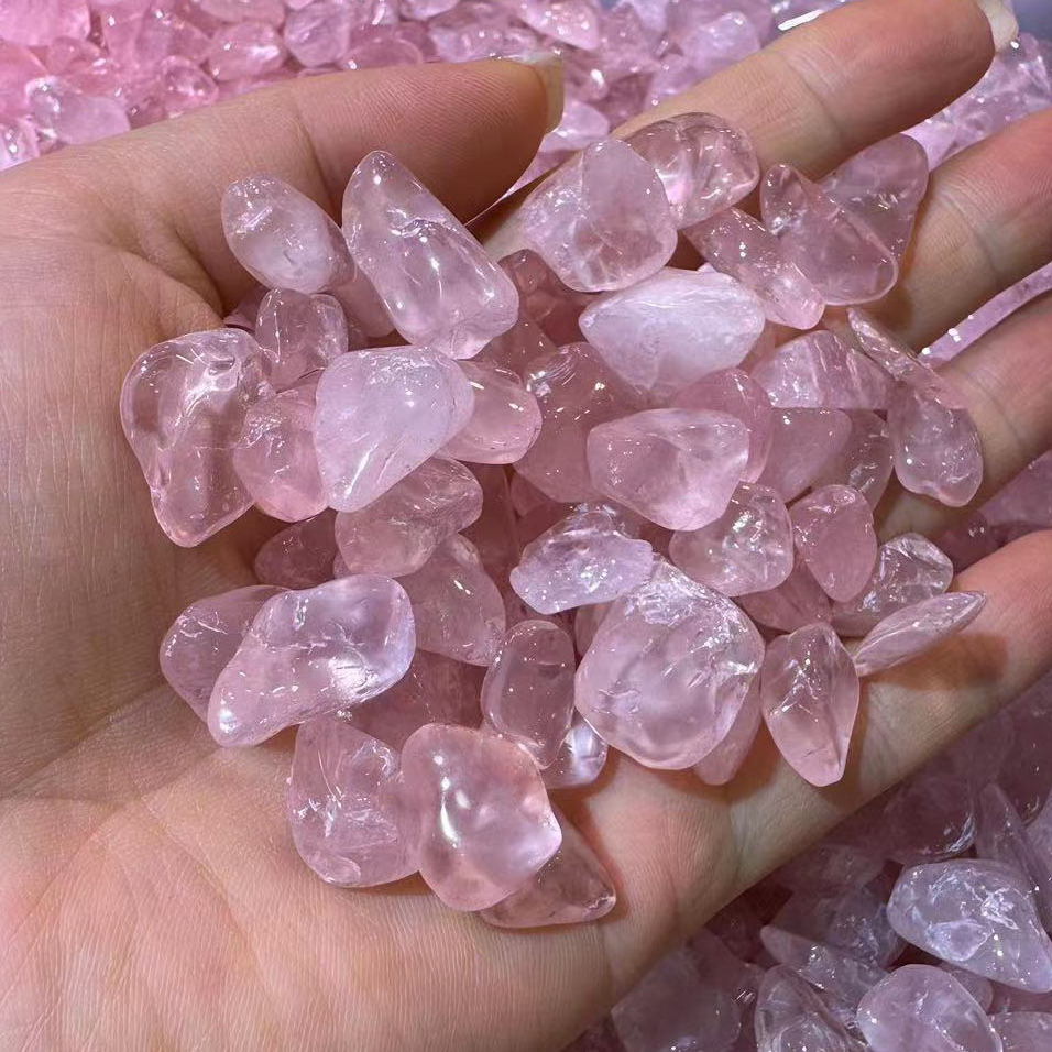 Wholesale Bulk Reiki Rough Natural Raw Rocks Rose Quartz Tumbled Gemstones and Crystals Healing Specimens Stones Chips Crafts