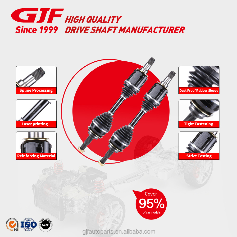 GJF Auto Parts axle shaft Front CV Axle DriveShaft Drive Shaft For Toyota Nissan Honda Mazda Kia Hyundai Ford Volvo Vw Benz