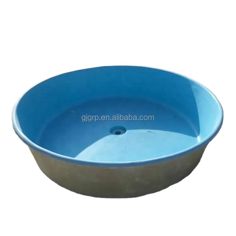 Preformed fiberglass pond round fiber glass fish tank fiber glass fish pond