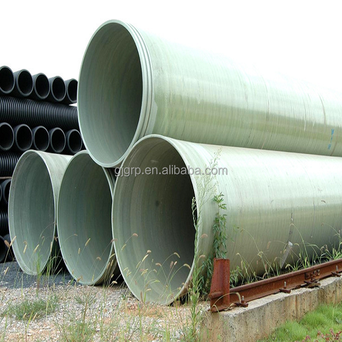 DN15 - DN4000 RTRP pipe and fittings Fiberglass Pipe Underground FRP Pipeline GRP Fiber Reinforced Plastic Pipe Price