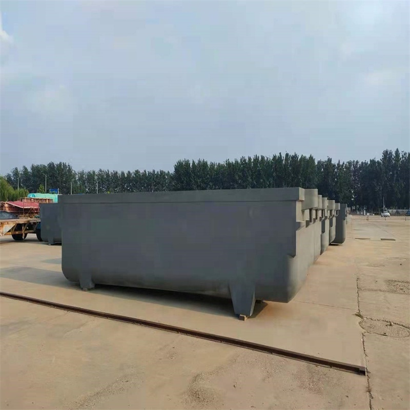 Frp Grp Electrolytic Cell for Copper Lead Nickle Gold Silver Zinc Cobalt Copper Polymer concrete electrolytic tank manufacturer