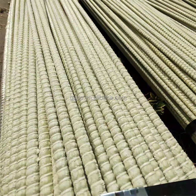 GRP FRP GFRP BFRP Fiberglass reinforced plastic rebar good price Easy maintenance Fiber Glass Reinforced Polymer rebar